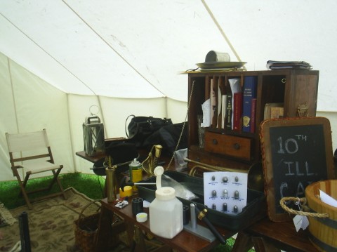 The commander's tent